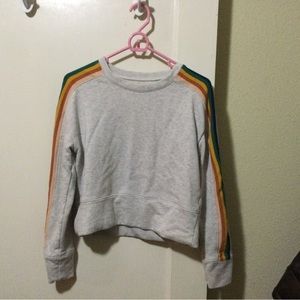 Madewell Striped Sweatshirt